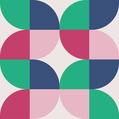  Basit şekil ve figürlü geometri minimalist sanat posteri. Web afişi, iş sunumu, kurumsal kimlik, kumaş baskısı, duvar kağıdı için İskandinav tarzı soyut vektör tasarımı şablonu