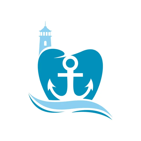 Diş Anchor Yaratıcı Logo Tasarımı