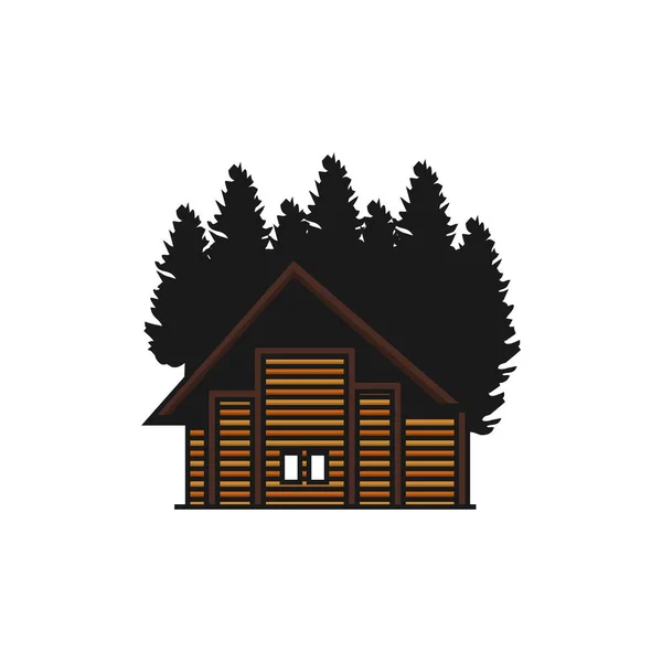 Home Foresta Logo Creativo Design — Vettoriale Stock