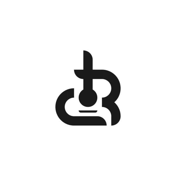 Letter Guitar Logo Design — Wektor stockowy