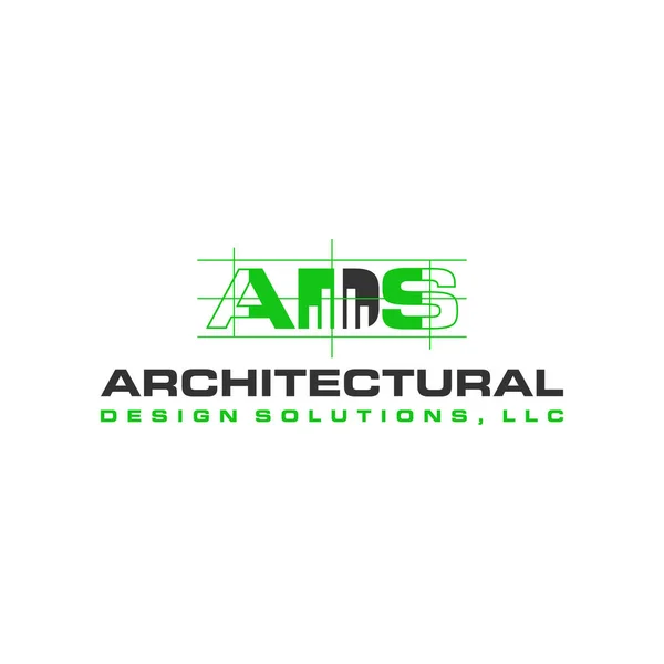 Carta Ads Estructura Logo Diseño — Archivo Imágenes Vectoriales