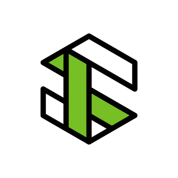 Letter Hexagon Business Logo Design — Stockový vektor