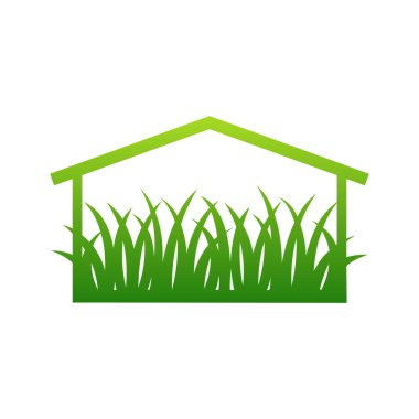 Home Nature Grass Yaratıcı Logo Tasarımı