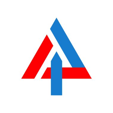 P Harfi Üçgen Logo Tasarımı