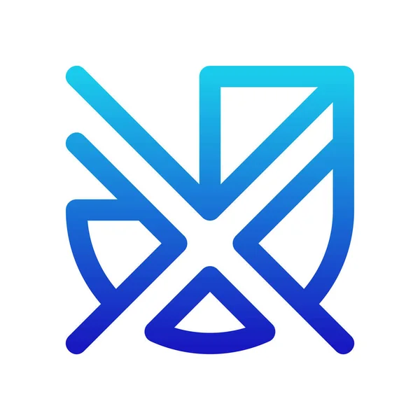 Harf Minimalist Logo Tasarımı — Stok Vektör
