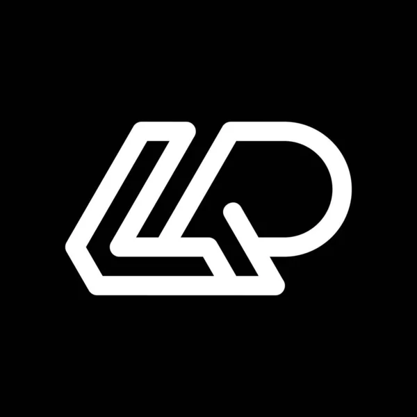 List Minimalistyczny Projekt Logo — Wektor stockowy