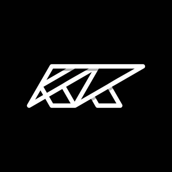 List Minimalistyczny Projekt Logo — Wektor stockowy