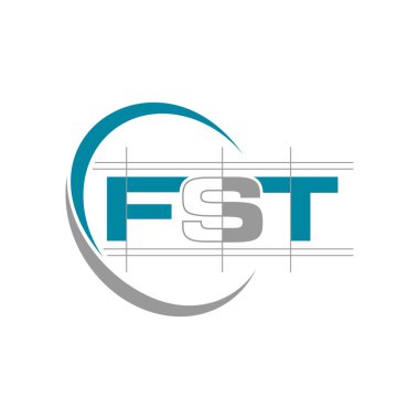 Harf FST Çember Yaratıcı Logo Tasarımı