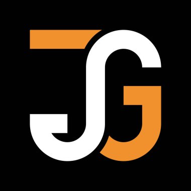 Harf JG Modern İş Logosu Tasarımı
