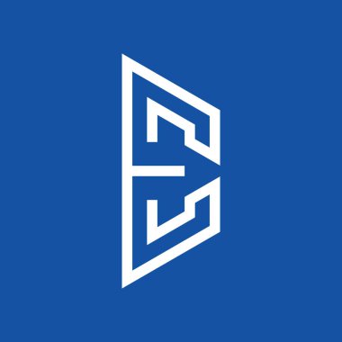 E Harfi Modern İş Logosu Tasarımı