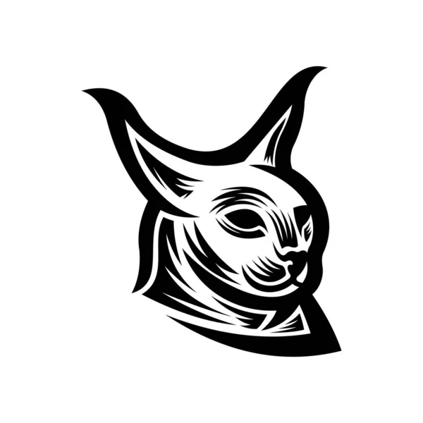 Projekt Logo Zwierzęcia Lynx Vector — Wektor stockowy
