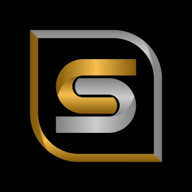 S Harfi Modern Lüks Logo Tasarımı