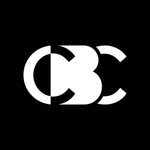 Lettera Cbc Business Logo Design — Vettoriale Stock