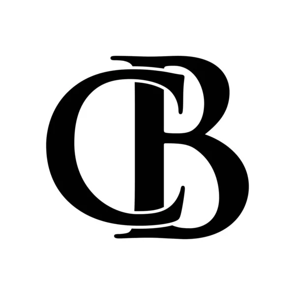 Letra Business Diseño Logo — Vector de stock