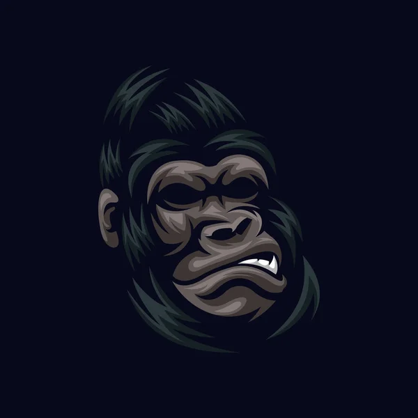 Animal Gorilla Creative Vector Design — Διανυσματικό Αρχείο