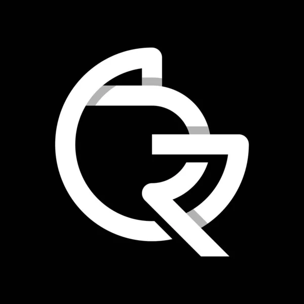 字母Gr简约标志设计 — 图库矢量图片