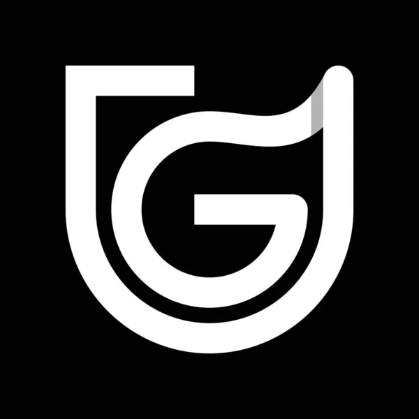 Letter Line Creative Logo Design — стоковый вектор
