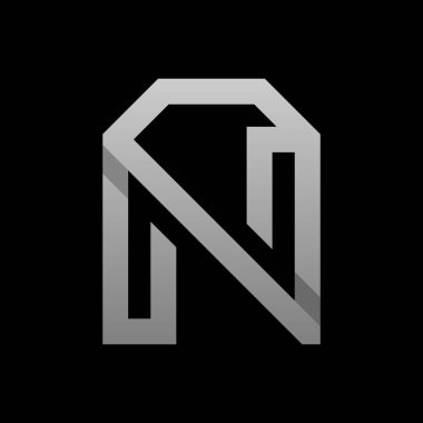 Harf N Diamond Line Logo Tasarımı