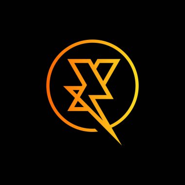 Harf X Thunder Line Logo Tasarımı