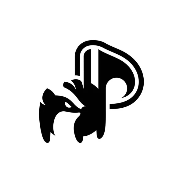 Hayvan Kokarcası Logosu Tasarımı — Stok Vektör