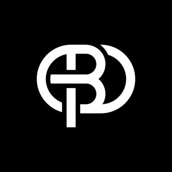字母Bp线标志设计 — 图库矢量图片