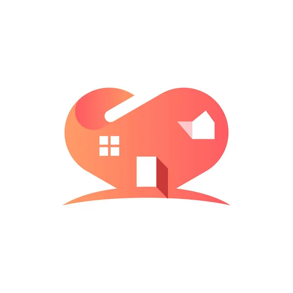 Ev Aşkı Yaratıcı Logo Tasarımı