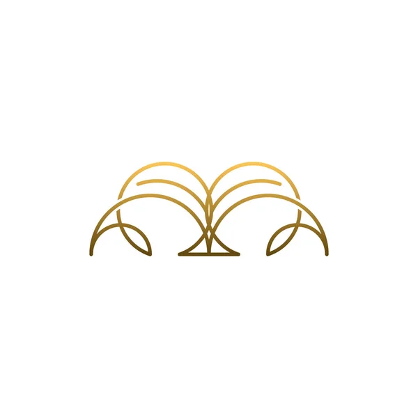 Abstract Bird Luxury Logo Design — Stock Vector