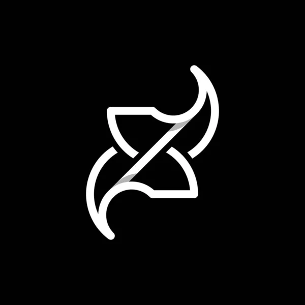 Letter Elephant Logo Design — 스톡 벡터