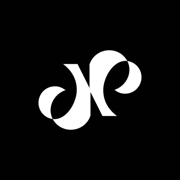 Letter Geometric Logo Design — Stockový vektor