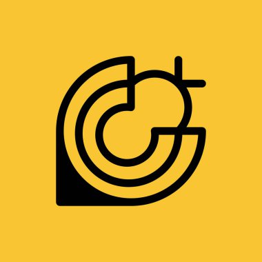 Letter C Bee Line Logo Design