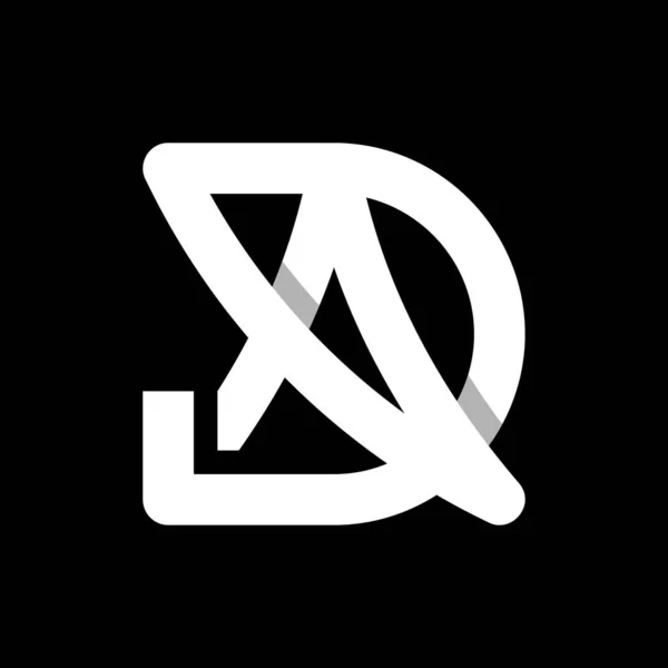 Letter Creative Logo Design — Vettoriale Stock