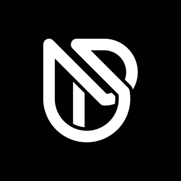 Letter Unp Monogram Logo Design — Stock Vector