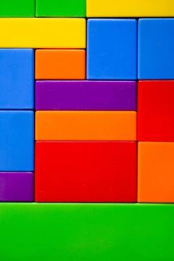 Parlak dikdörtgenlerin neşeli çok renkli arkaplanı