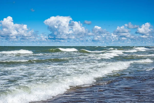 Хвилясте Море Літній День — стокове фото