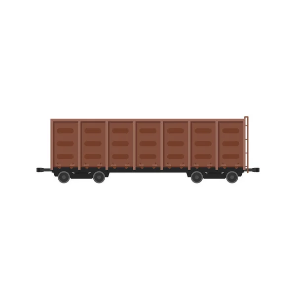 Güterwagen für Rohstoffe und Mineralien. lizenzfreie Stockillustrationen