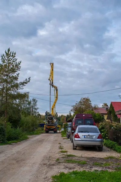 Общественное Водоснабжение Сельской Местности Эстонии Аеспа Эстония — стоковое фото