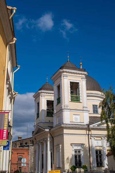 Tallinn Cityscape Church Saint Nicholas Sunny Autumn Day — Stock Photo, Image