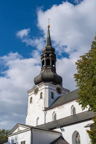 Güneşli Bir Sonbahar Gününde Tallinn Mary Katedrali Nin Kubbe Kilisesi — Stok fotoğraf