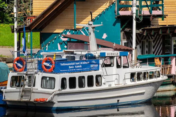 Riverboat Signild Bateau Fluvial Tartu Signild Offre Des Promenades Sur — Photo