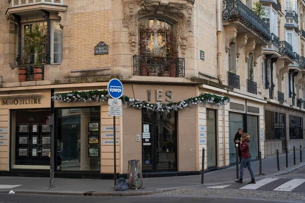 Είσοδος Στο Γραφείο Ies Immobiliere Europe Sevres Στο Παρίσι Εταιρεία — Φωτογραφία Αρχείου
