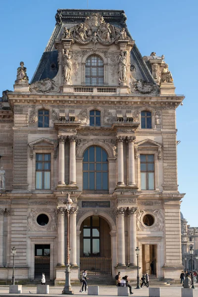 Pavillon Turgot Musée Louvre Par Une Journée Ensoleillée Hiver — Photo