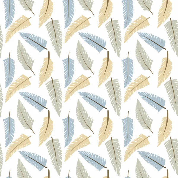 Kusursuz desenli soyut geleneksel süs ve beyaz arkaplanda yapraklar