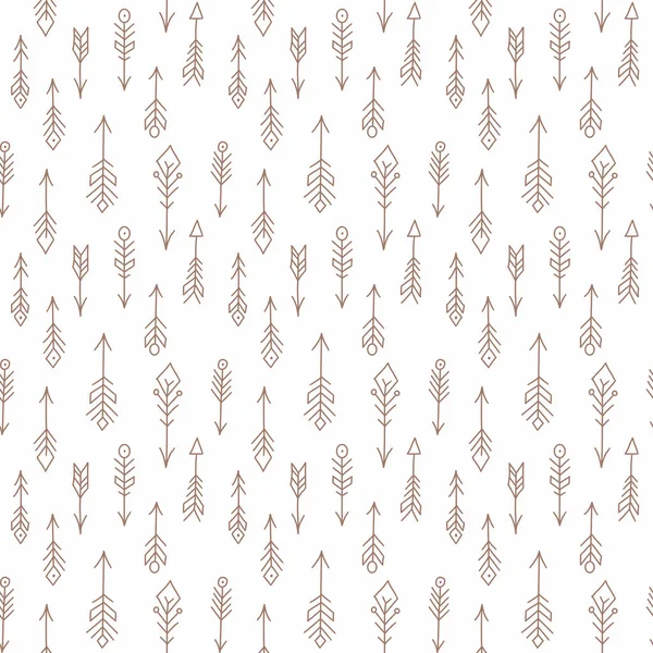 Seamless Pattern Abstract Ancient Traditional Ornament Arrows White Background Stock Picture