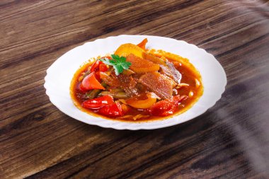 En popüler ve lezzetli Asya Çorbası Lagman. 