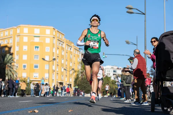 Jorge Blanco 2021 Beim Marathon Trinidad Alfonso Edp 2021 Valencia — Stockfoto