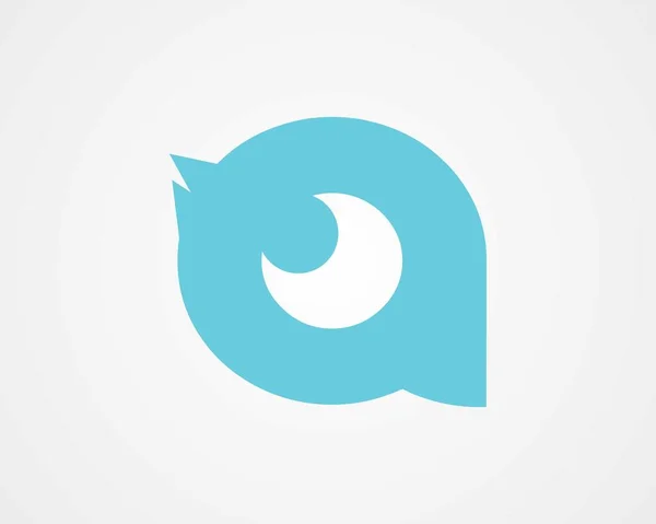 Lettre Oiseau Vecteur Logo Logo Vecteur Logo Oiseau — Image vectorielle