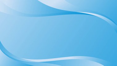 Gökyüzü Mavi Dalga Arkaplan Vektör Tasarımı, Estetik Gökyüzü Duvar Kağıdı