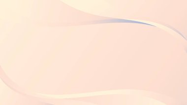 Beyaz Turuncu Dalga Arkaplan Vektör Tasarımı, Pastel Renk Duvar Kağıdı