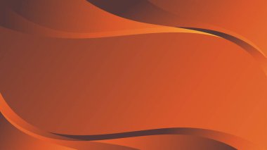 Akşam Rengi Dalga Arkaplan Vektör Tasarımı, Estetik Bronz Duvar Kağıdı