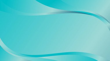 Turkuaz Dalga Arkaplan Vektör Tasarımı, Turkuaz Mavi Duvar Kağıdı